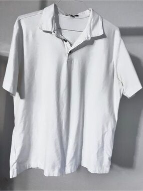 Robert Barakett White Short-Sleeve Polo